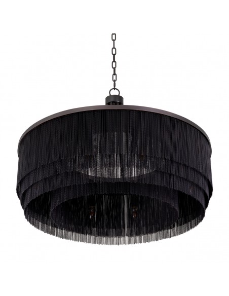 lysekrone loftlampe moderne design spisebord sort eichholtz