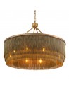 Eichholtz Tissot Lysekrone i stål og metal Ø90 cm 10 x E14 - Antik messing
