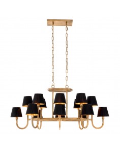 lysekrone loftlampe moderne design spisebord messing eichholtz 2