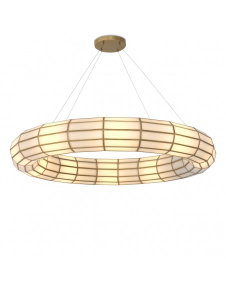 lysekrone loftlampe moderne design spisebord messing eichholtz hotelindretning restaurantindretning