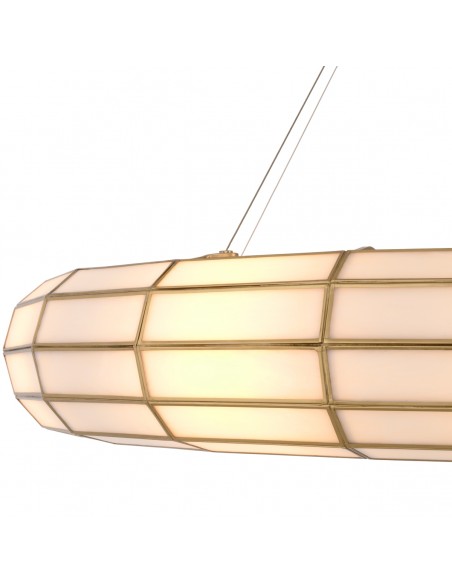 lysekrone loftlampe moderne design spisebord messing eichholtz hotelindretning restaurantindretning