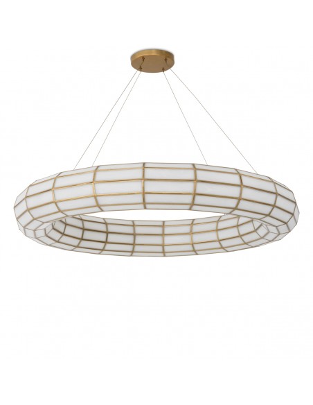 lysekrone loftlampe moderne design spisebord messing eichholtz hotelindretning restaurantindretning
