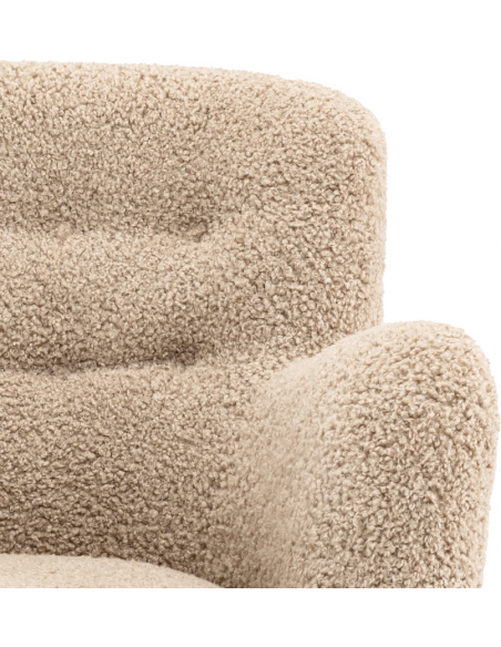 eichholtz lænestol loungestol stof teddy plys moderne nordisk design skandinavisk