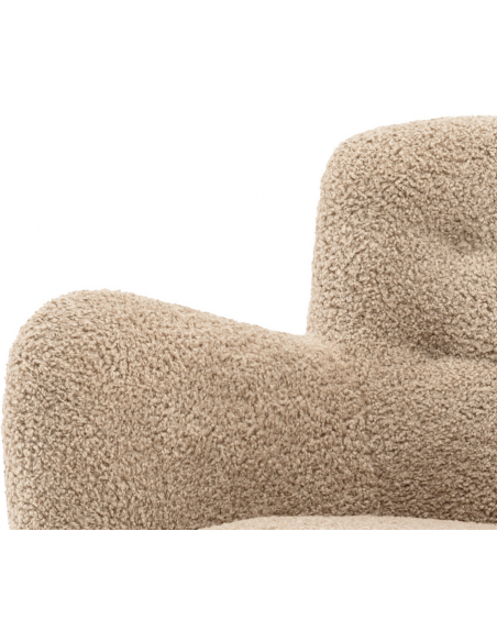 eichholtz lænestol loungestol stof teddy plys moderne nordisk design skandinavisk