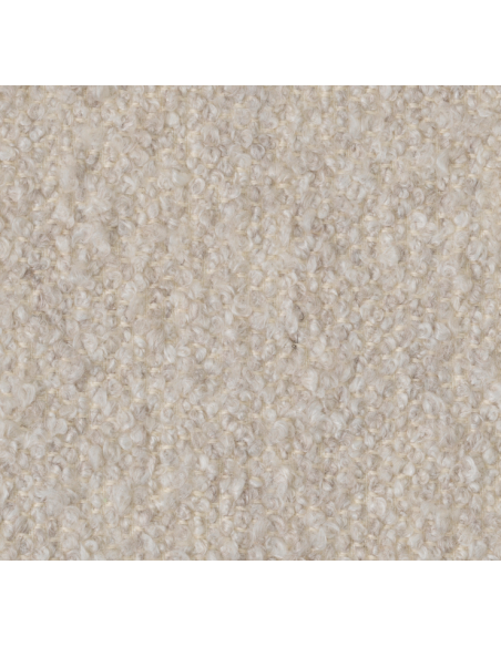 Spisebordsstol med armlæn stof moderne design beige boucle
