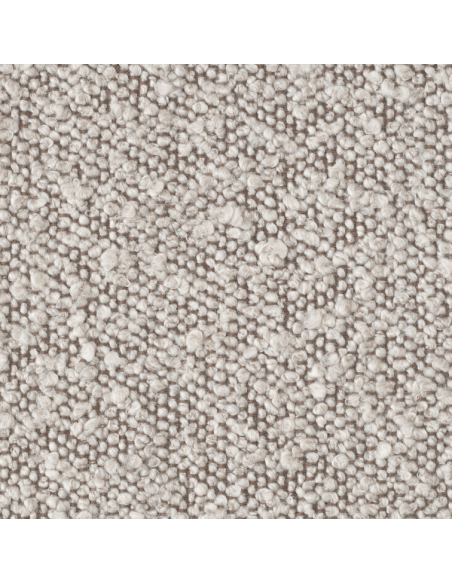 Spisebordsstol med armlæn stof moderne design grå boucle
