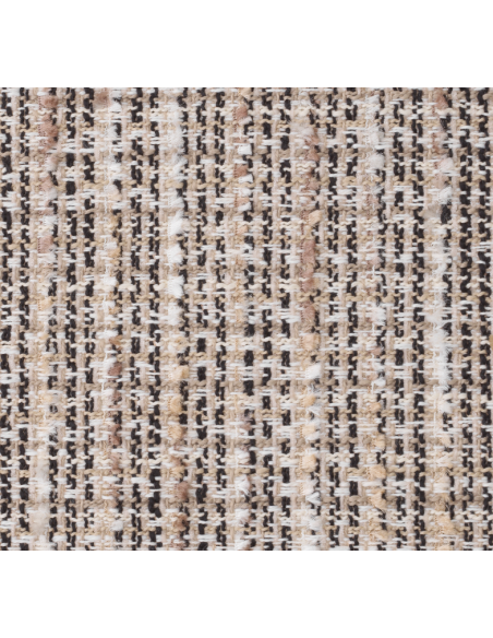 Spisebordsstol med armlæn stof moderne design beige
