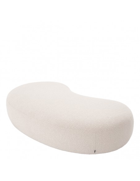 eichholtz bænk stof boucle moderne nordisk design skandinavisk