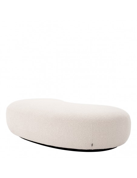 eichholtz bænk stof boucle moderne nordisk design skandinavisk