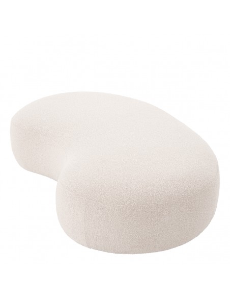 eichholtz bænk stof boucle moderne nordisk design skandinavisk
