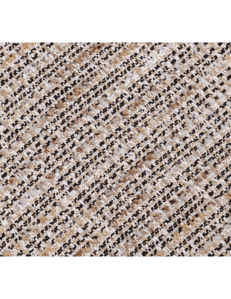 Spisebordsstol med armlæn stof moderne design beige