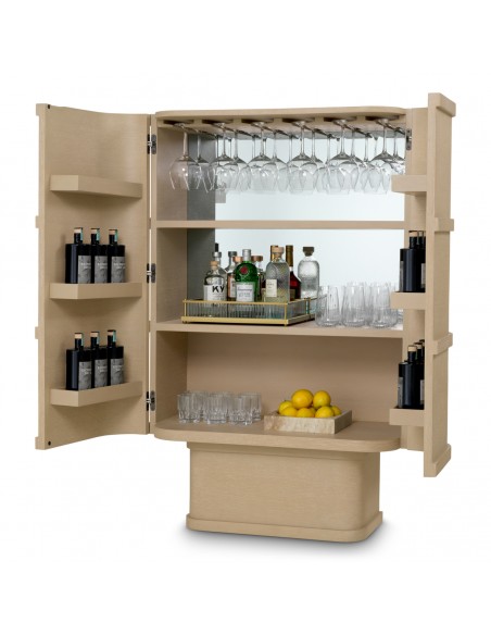 barskab barkabinet vitrine vitrineskab eg egetræ træ eichholtz eichholts
