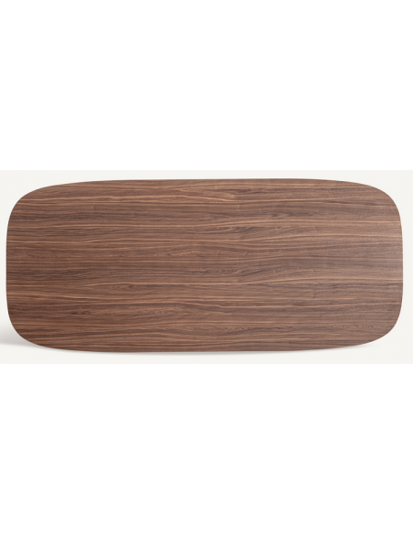 valnød brun spisebord træ moderne design