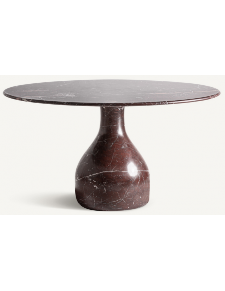 rundt spisebord marmor 140 moderne design