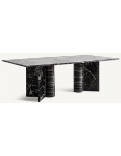 marmor sort spisebord moderne design