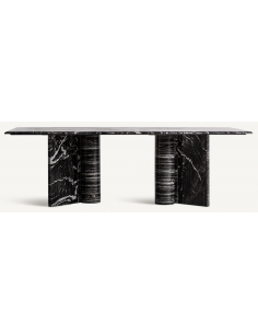 marmor sort spisebord moderne design 2