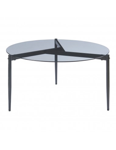 sofabord sidebord stuemøbler rundt moderne design glas