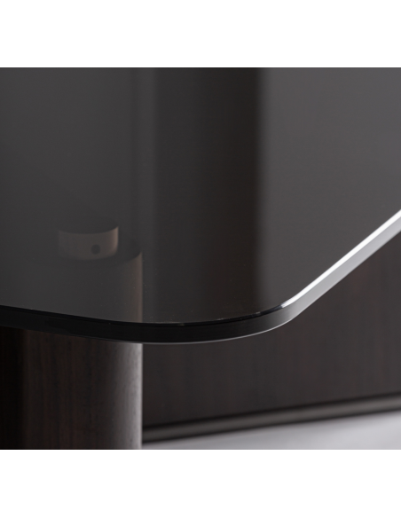 sofabord glas træ moderne design