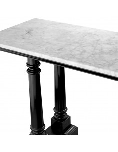 konsolbord sort træ eichholtz eichholts moderne design marmor 2