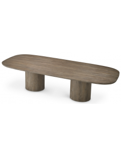 spisebord grå brun 300 eg egetræ træ eichholtz eichholts moderne design