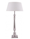 FLAMANT VENZO Bordlampe i aluminium og polyester H67 cm 1 x E27 - Poleret nikkel/Off-white
