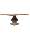 FLAMANT LUCIANO Havebord i fiberglas H73,5 x B140 x D140 cm - Antik grå