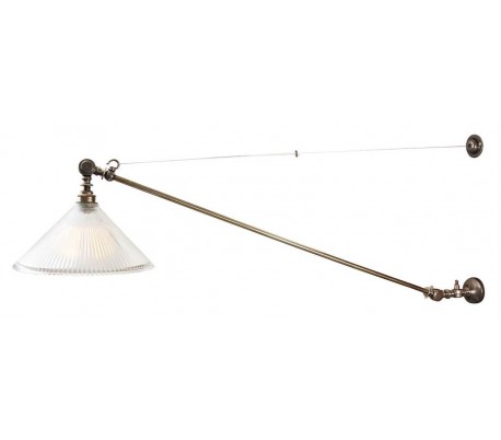 Nyx Væglampe H24 - 112 cm 1 x E27 - Antik messing