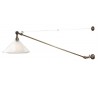 Nyx Væglampe H24 - 112 cm 1 x E27 - Antik sølv