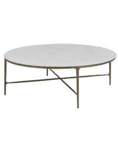 rundt sofabord stort marmor moderne design