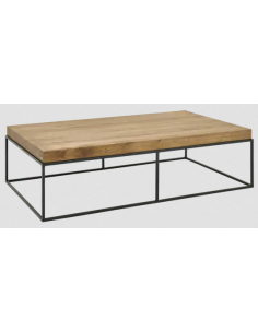 sofabord stort træ design egetræ