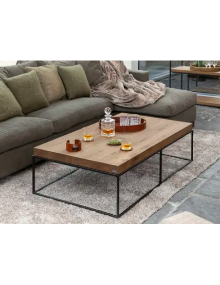 sofabord stort træ design egetræ