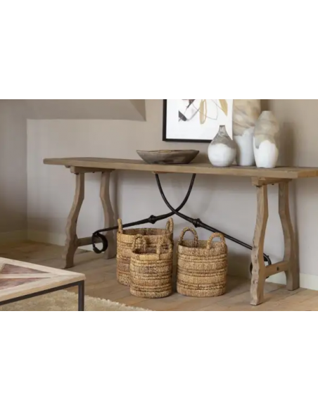 konsolbord antik rustikt gammelt gammeldags træ design