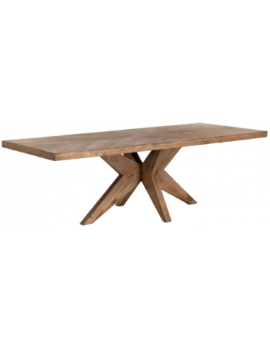 spisebord træ egetræ eg rustikt massivt design