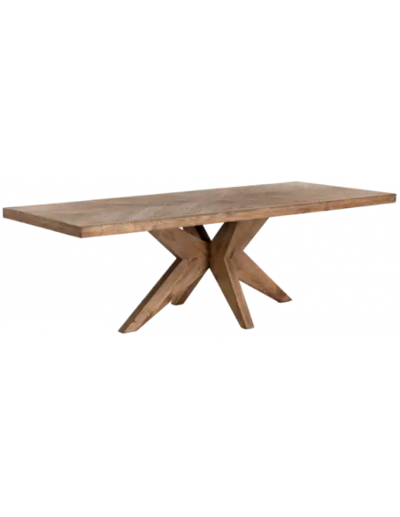 spisebord træ egetræ eg rustikt massivt design
