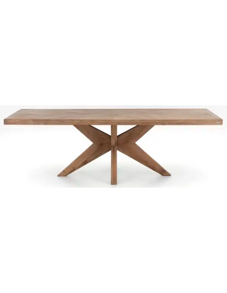 spisebord træ egetræ eg rustikt massivt design