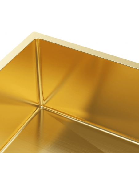 køkkenvask guld vask underlimet nedsænket bordplade køkken stål stålvask