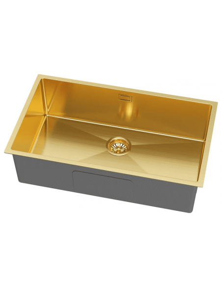køkkenvask guld vask underlimet nedsænket bordplade køkken stål stålvask