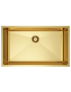 køkkenvask guld vask underlimet nedsænket bordplade køkken stål stålvask