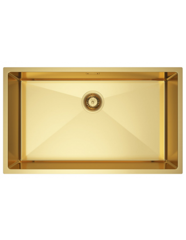 køkkenvask guld vask underlimet nedsænket bordplade køkken stål stålvask