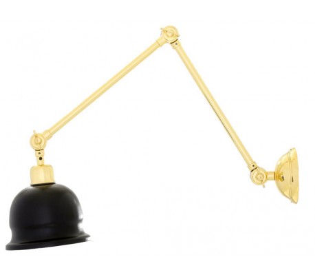 Nyx Væglampe H24 - 112 cm 1 x E27 - Poleret messing