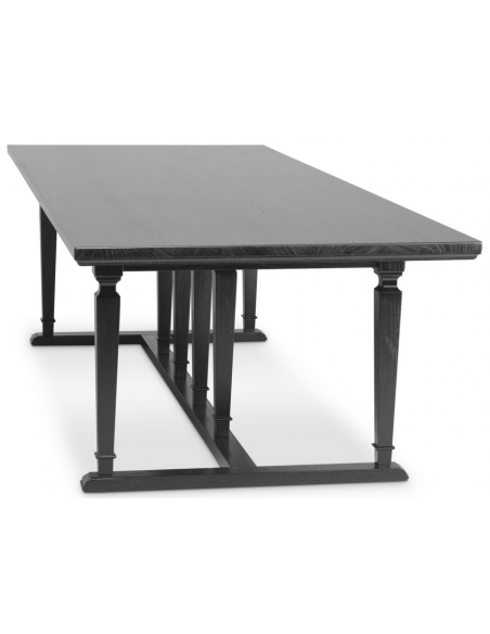 spisebord sort 300 eg egetræ træ eichholtz eichholts moderne design herskablig herskabelig