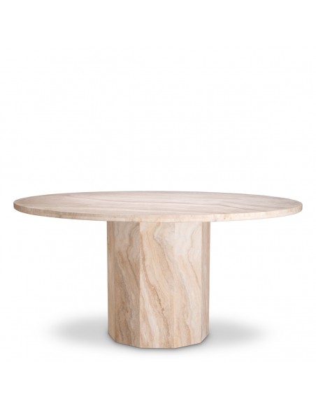 spisebord rundt 150 sten marmor travertin eichholtz eichholts moderne design herskablig herskabelig stort