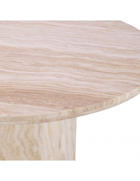sofabord marmor rundt travertin sten eichholtz eichholts moderne design