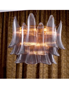 lysekrone loftlampe moderne design spisebord messing eichholtz glas 2