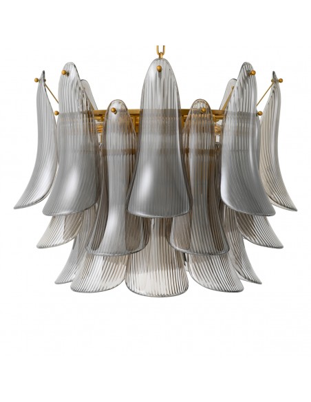 lysekrone loftlampe moderne design spisebord messing eichholtz glas