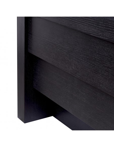 kommode sort skuffer eg egetræ træ eichholtz eichholts soveværelse moderne design
