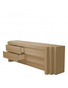 kommode skuffer eg egetræ træ eichholtz eichholts soveværelse moderne design 2