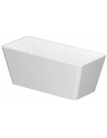 Fritstående badekar i sanitetsakryl 162 x 72 cm - Blank hvid