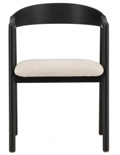 spisebordsstole med armlæn sort træ moderne nordisk skandinavisk dansk design 2