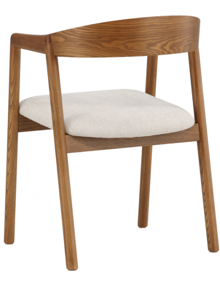 spisebordsstole med armlæn brun træ moderne nordisk skandinavisk dansk design
